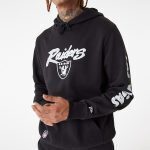 NEW ERA LAS VEGAS RAIDERS NFL TEAM LOGO BLACK PULLOVER HOODIE 60416461 - Image 2