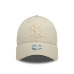 NEW ERA NEW YORK YANKEES FAUX LEATHER WMNS STONE 9FORTY ADJUSTABLE CAP CREAM 60364299 - Image 5