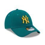 NEW ERA NEW YORK YANKEES LEAGUE ESSENTIAL DARK GREEN 9FORTY ADJUSTABLE CAP 60364446 - Image 3
