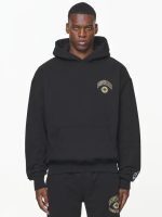 PEGADOR SMITH OVERSIZED HOODIE VINTAGE WASHED ONYX BLACK PG-2726-378-M
