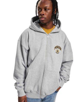 PEGADOR SMITH OVERSIZED SWEAT JACKET GREY MELANGE PG-2726-378-M-GR