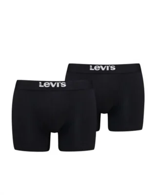 LEVIS MEN SOLID BASIC TRUNK 2-PACK BLACK 37149-0824 - LEVI'S