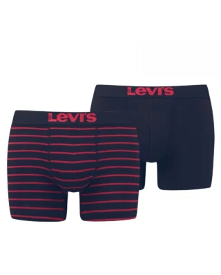 LEVIS MEN SOLID BASIC TRUNK 2-PACK RED BLACK 37149-0211 - LEVI'S