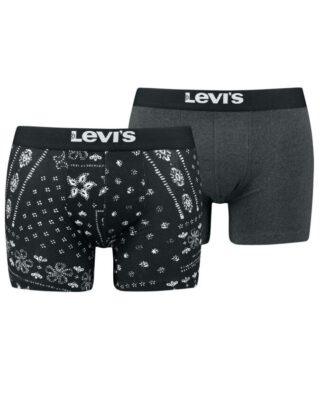 LEVIS BOXER BRIEF 2-PACK BANDANA BLACK COMBO 37149-0896 - LEVI'S