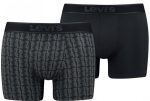 LEVIS MEN HOLOGRAM LOGO AOP BOXER BRIEF 2-PACK BLACK COMBO 37149-0890