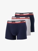 LEVI'S SPRTSWR LOGO BOXER BRIEF 3 PACK NAVY/GREY MELANGE 37149-0542