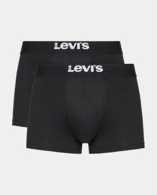 LEVIS MEN SOLID BASIC TRUNK 2-PACK BLACK 37149-0805 - LEVI'S