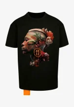 FORGOTTEN FACES WARRIOR OVERSIZE TEE BLACK FOF0109-00007 - Image 7