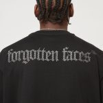 Forgotten Faces Diamond Skull Oversize Tee Black FOF0108-00007 - Image 5