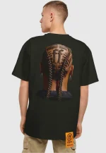 Forgotten Faces Braids Oversize Tee Black FOF0113-00007 - Image 4