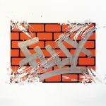 FLUX EGGSHELL STICKERS 50 PCS BRICKS ORANGE 7,4 x 10,5 cm - Image 2