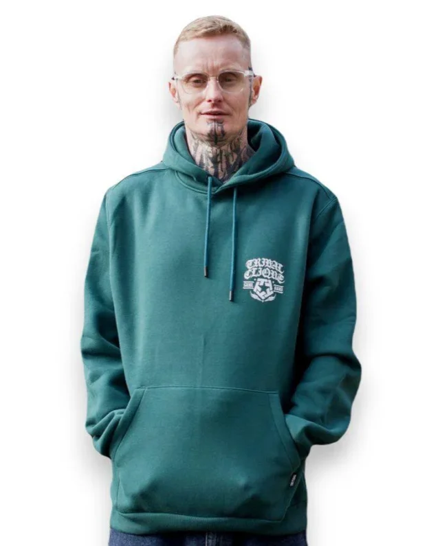TRIBAL GEAR BLOVED WORLDWIDE HOODIE DARK TEAL TR2031-411
