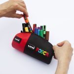 UNI POSCA PEN CASE RED 20 x 8cm - Image 3