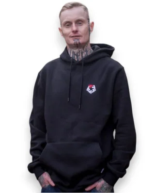 TRIBAL GEAR ORIGI OLD SCHOOL HOODIE BLACK TR2032-005