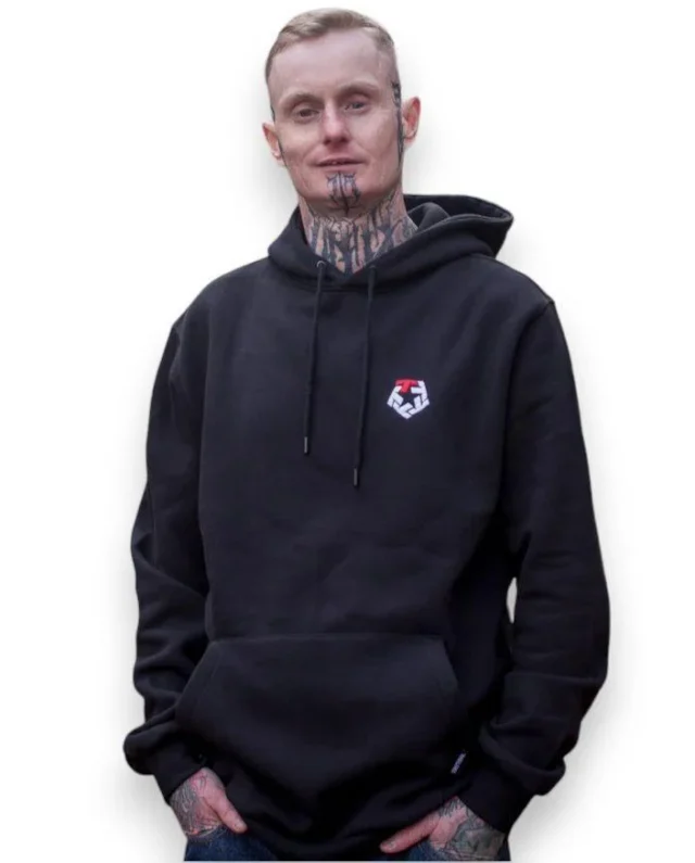 TRIBAL GEAR ORIGI OLD SCHOOL HOODIE BLACK TR2032-005
