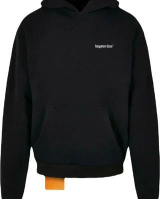 Forgotten Faces Relict Of Time Ultra Heavy Cotton Box Fit Hoodie Black FOF0121-00007
