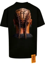 Forgotten Faces Braids Oversize Tee Black FOF0113-00007 - Image 2