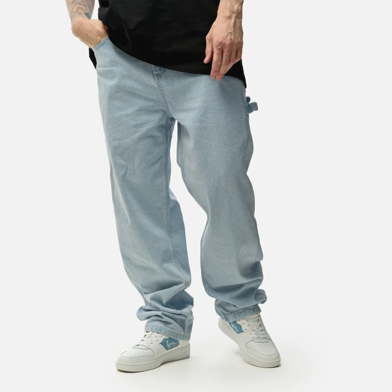 KarlKani-6000501-bleached_blue_277_800x800 Karl Kani Retro Baggy Workwear Denim Bleached Blue KMI-PL063-090-12 - Image 1