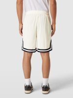 KARL KANI SMALL SIGNATURE ESSENTIAL MESH SHORTS OFF WHITE KM-PS011-003-06 - Image 3
