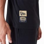 New Era Flag Black Oversized T-Shirt Black 60435390 - Image 3