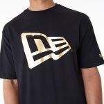 New Era Flag Black Oversized T-Shirt Black 60435390 - Image 4