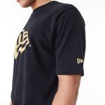 New Era Flag Black Oversized T-Shirt Black 60435390 - Image 2