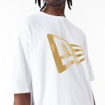 New Era Flag Black Oversized T-Shirt White 60435391 - Image 4