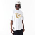 New Era Flag Black Oversized T-Shirt White 60435391