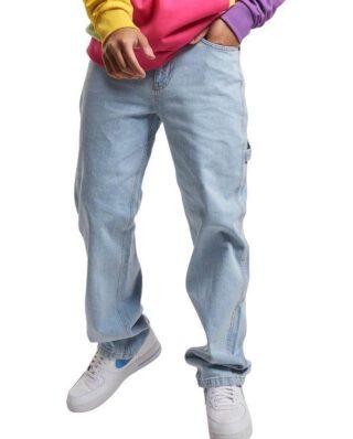 KARL KANI RETRO BAGGY WORKWEAR DENIM LIGHT BLUE KMI-PL063-090-13 - KARL KANI