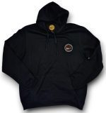 Hip Hop Shop Crew Globe Logo Hoodie Black
