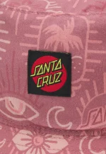 Santa Cruz Classic Tie Bucket Hat Red Patchwork SCA-WHA-0123 - Image 3