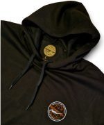 Hip Hop Shop Crew Globe Logo Hoodie Black - Image 3