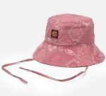 Santa Cruz Classic Tie Bucket Hat Red Patchwork SCA-WHA-0123