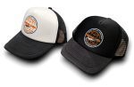 Hip Hop Shop Crew Globe Logo Trucker Cap Black - Image 4