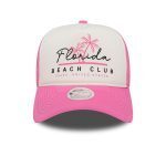 New Era Foam Front Pink E-Frame Trucker Cap Pink 60435007 - Image 5