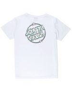 Santa Cruz Youth Glint Dot T-Shirt White SCA-YTE-1579 - Image 2