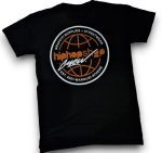 Hip Hop Shop Crew Globe Logo Tee Black - Image 2