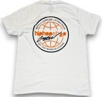 Hip Hop Shop Crew Globe Logo Tee White - Image 2