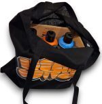 Hip Hop Shop Crew Globe Logo Tote Bag Black 39 x 42 cm - Image 2