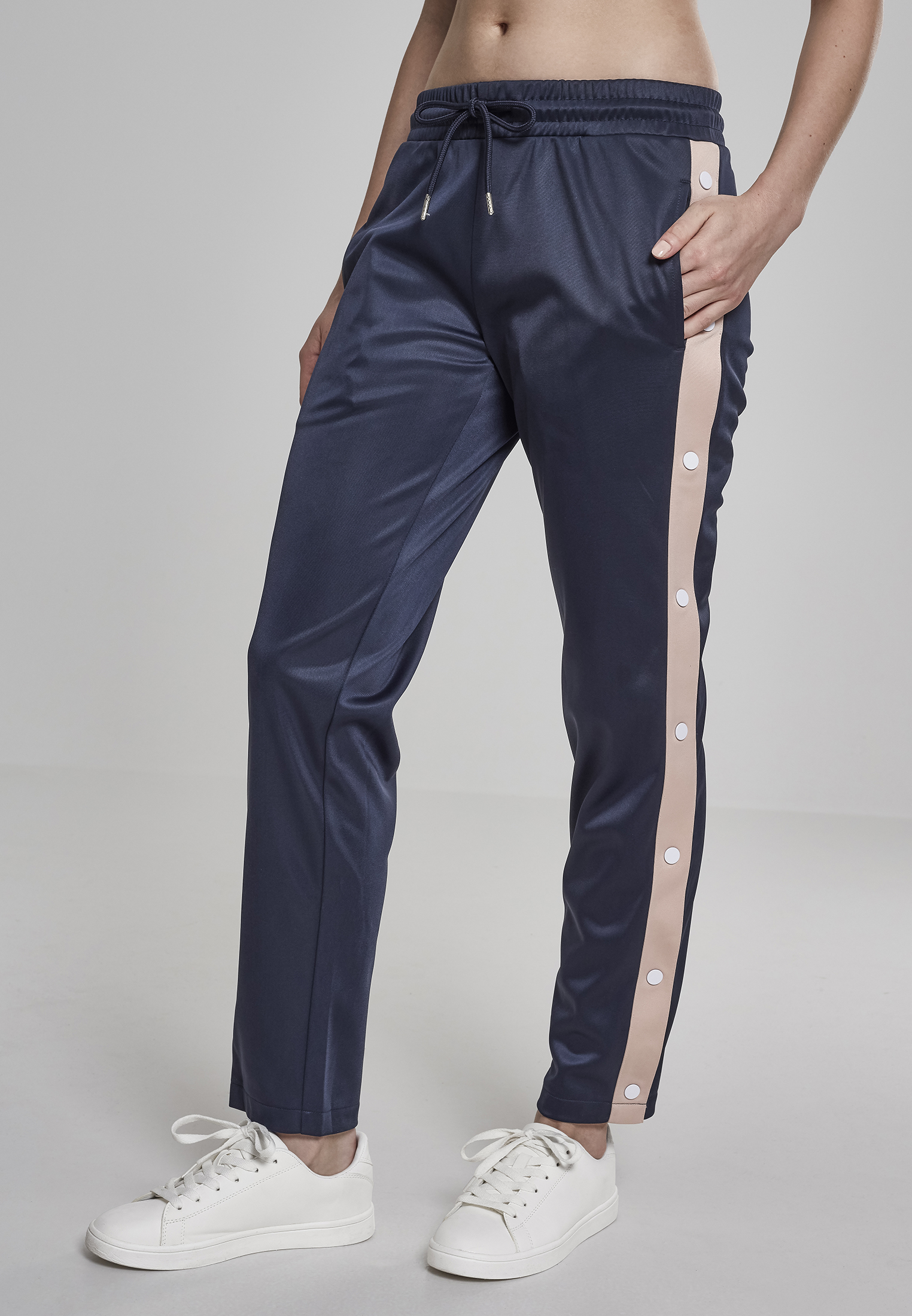 UrbanClassics Ladies Button Up Track Pants