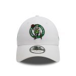 New Era Boston Celtics NBA White 9FORTY Adjustable Cap 60503591 - Image 3