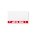 MTN WTF SET AGAIN & AGAIN STICKERS 50 UNITS AND MARKER - Image 3