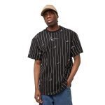 Karl-Kani Small Signature Logo Prinstripe Tee Black / White KM242-004-2