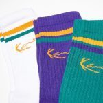 Karl Kani Signature Stripes (3 Pack) white/purple/petrol KA242-004-1 Size 43-46 - Image 2
