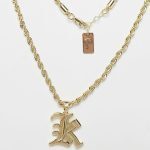 Karl Kani Old English Charm Helix Chain Gold KA242-034-1 Length: approx. 30 cm - Image 2