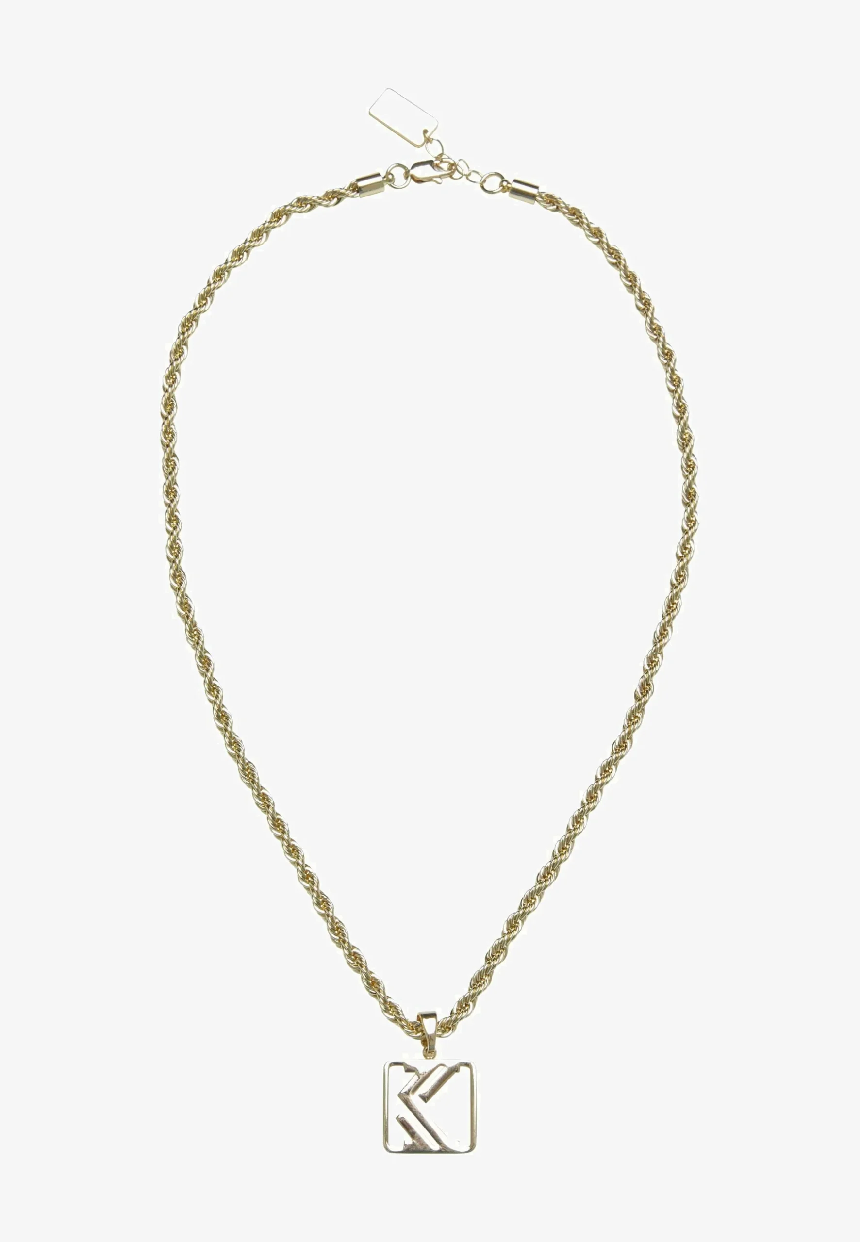 86956fa9d8424223bbb00738a9ebdecd Karl Kani OGCharm Helix Chain Gold KA242-032-1 Length: approx. 30 cm - Image 1