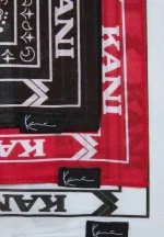 Karl Kani Signature Paisley Bandanas (3 Pack) black/white/red 50 x 50 cm KA242-014-1 - Image 5