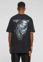 Forgotten Faces Silver Robot Oversize Tee Black FOF0129-00007 - Image 2