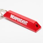 Independent Curb Keyring Red 5cm x 1cm - Image 2