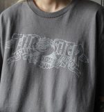 Thrasher x Antihero Mag Banner Tee Charcoal - Image 2